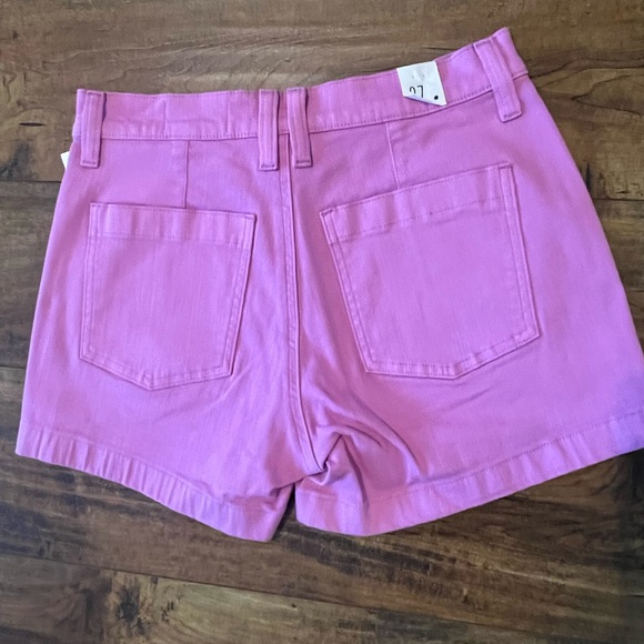 Cosmic Blue Love Camelia Rose Shorts Size 27 NWT - Picture 3 of 5